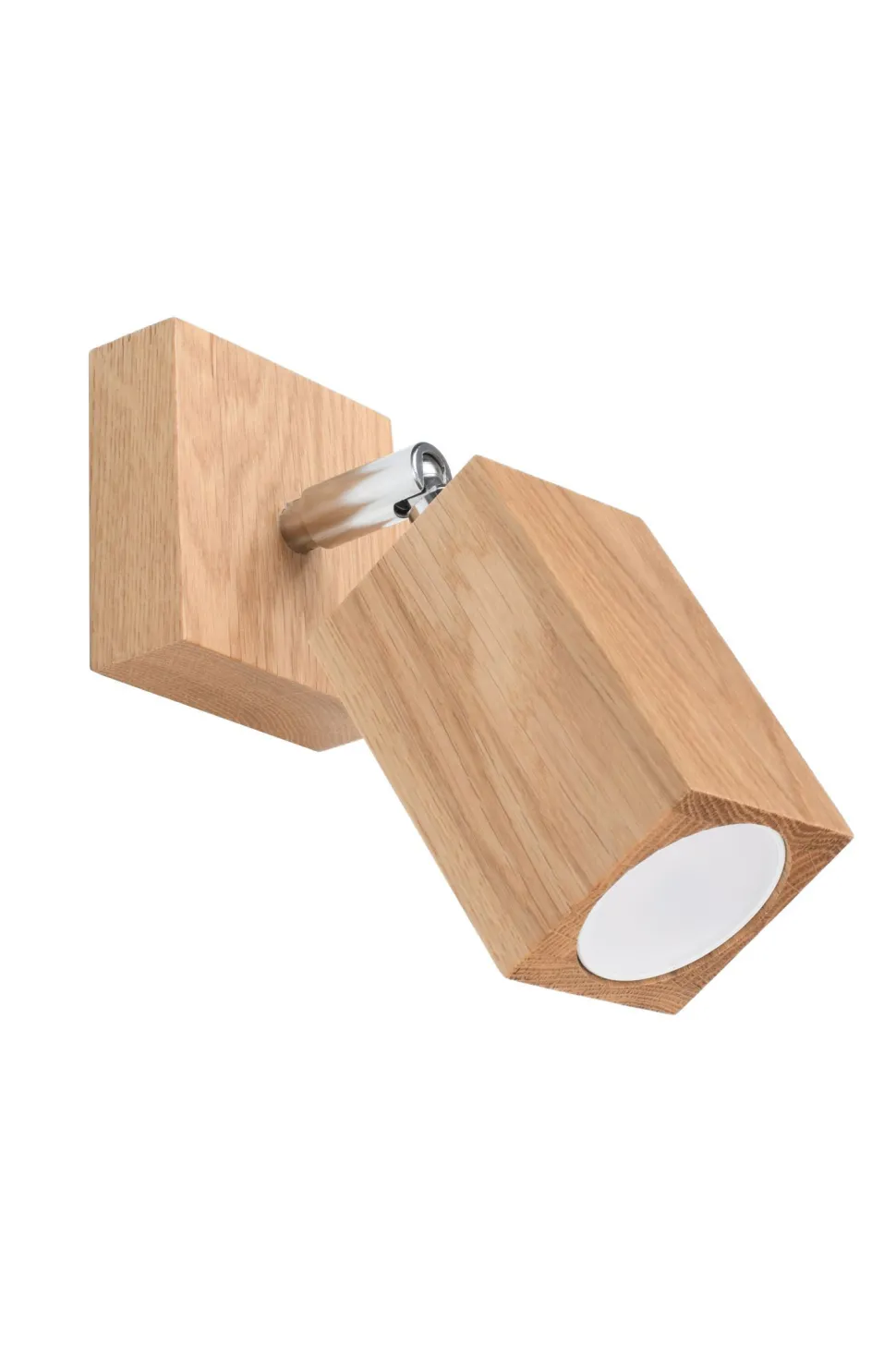 Wandlampe Spot verstellbar GU10 eckig Modern Holz
