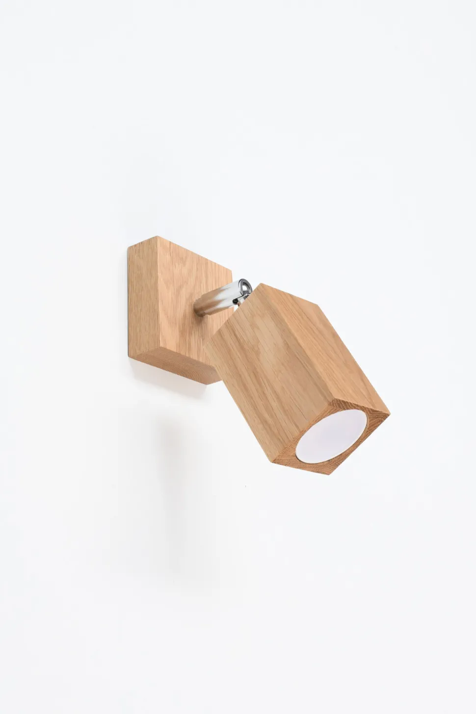 Wandlampe Spot verstellbar GU10 eckig Modern Holz
