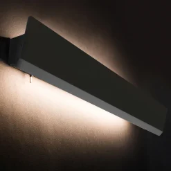 Wandlampe Up Down Schwarz 3000 K 1700 lm Metall 68 cm