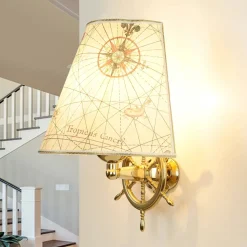 Wandlampe VELIERO Messing Maritim außergewöhnlich