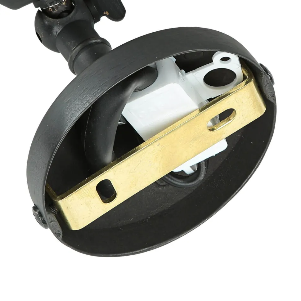 Wandlampe Vintage in Bronze aus echtem Messing