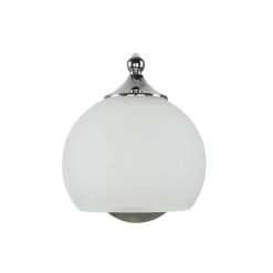 Wandlampe Weiß Chrom NABO Wandleuchte Bad Flur