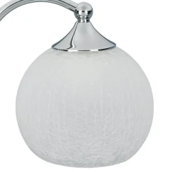 Wandlampe Weiß Chrom NABO Wandleuchte Bad Flur