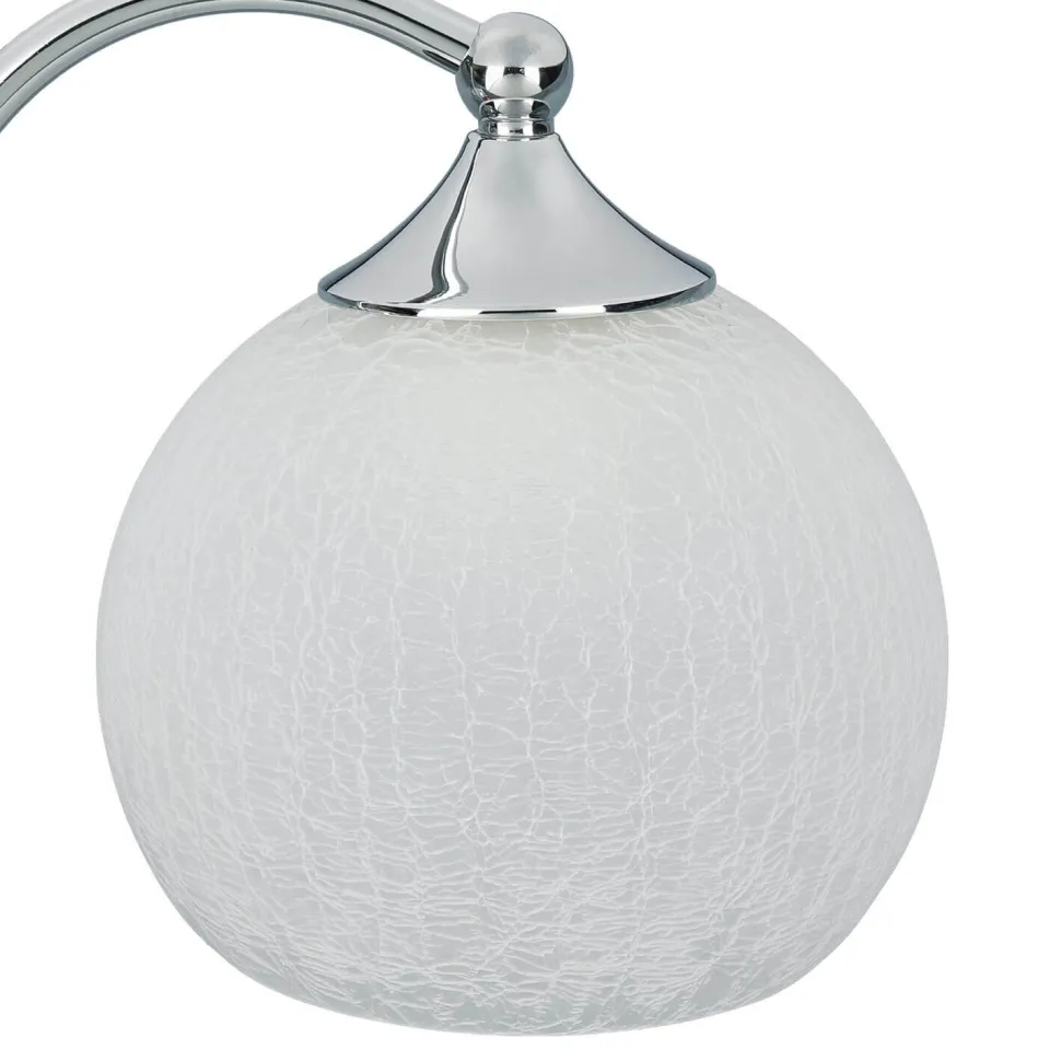 Wandlampe Weiß Chrom NABO Wandleuchte Bad Flur