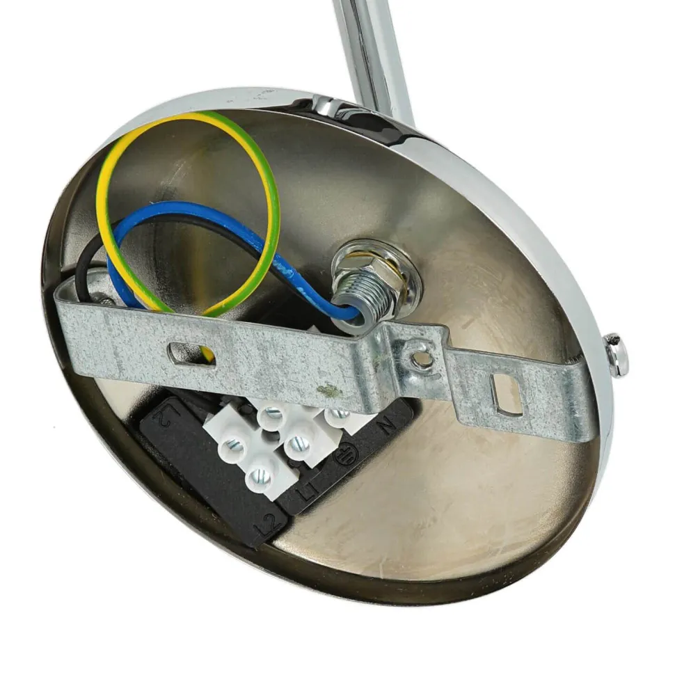 Wandlampe Weiß Chrom NABO Wandleuchte Bad Flur