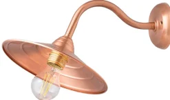 Wandleuchte ANGELOS Kupfer Echt-Messing edel E27