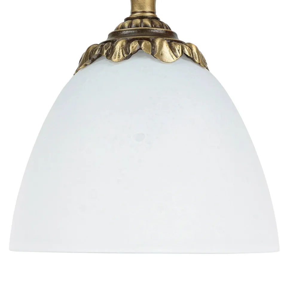 Wandleuchte aus Echt-Messing in Bronze Beatrice