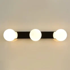 Wandleuchte BRAZOS in Chrom 3-flmg