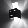 Wandleuchte CARLO in Schwarz