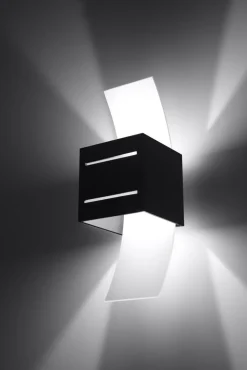 Wandleuchte CARLO in Schwarz