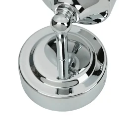 Wandleuchte Chrom Glas Klar Bali