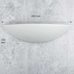 Wandleuchte E27 AUB in Weiß