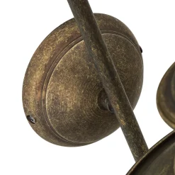 Wandleuchte Echt-Messing in Bronze Antik Al Mare