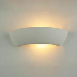 Wandleuchte Gips Weiß Up Down Zeitlos innen