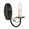 Wandleuchte GOTICA 5 Schwarz Kerzenform Wand Lampe