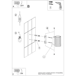 Wandleuchte GU10 H: 10 cm klein in Grün Modern Aluminium