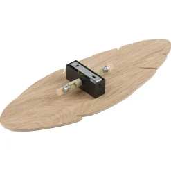 Wandleuchte Holz Deko 51 cm Blatt indirektes Licht Boho