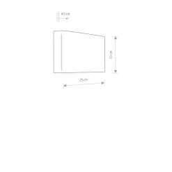 Wandleuchte innen 2-flammig Up Down in Gold 2x G9 Treppe Flur