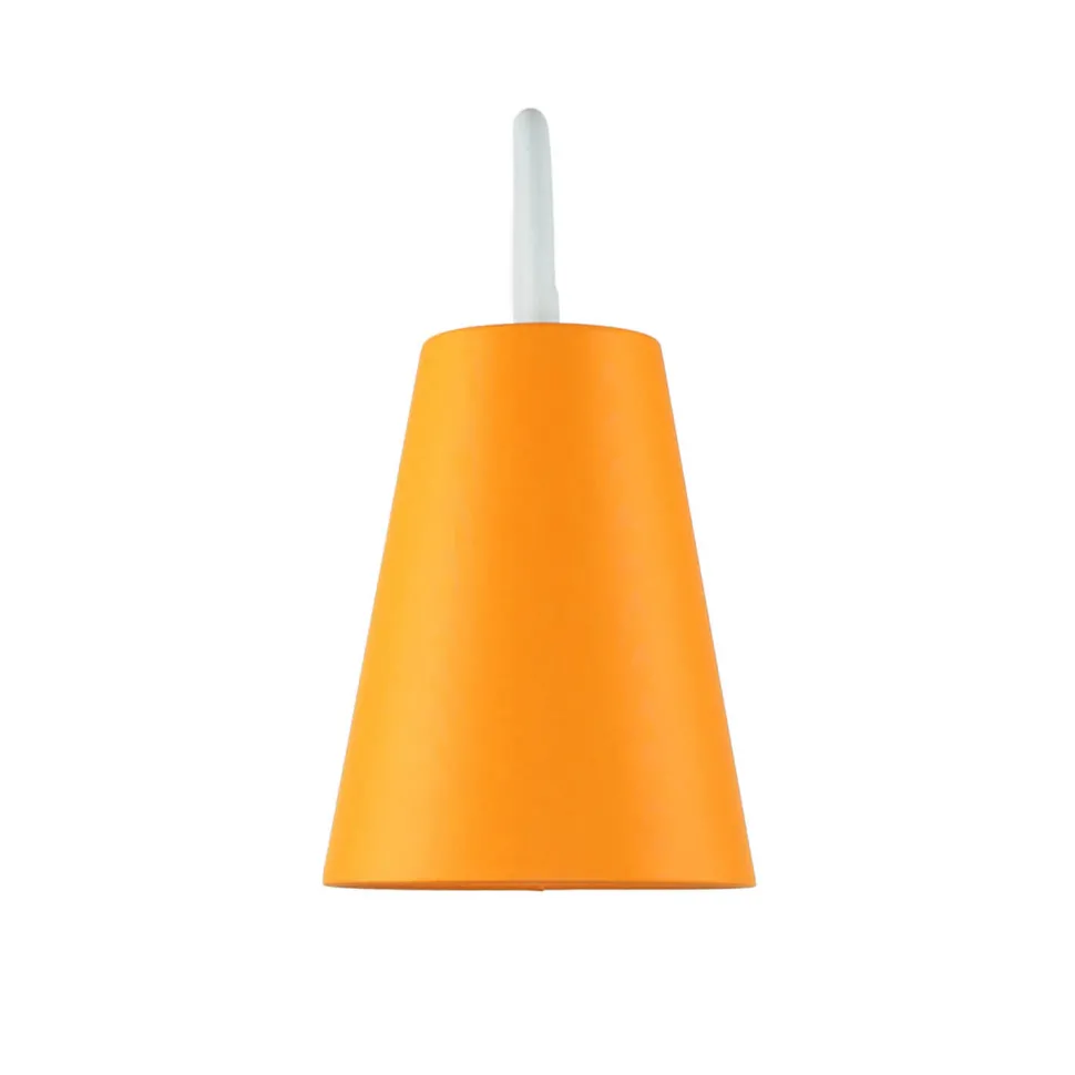 Wandleuchte Kinderzimmer Orange Metall 3flmg Ø13cm