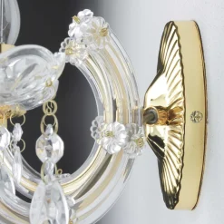 Wandleuchte MARIE THERESE in Gelb 2-flmg