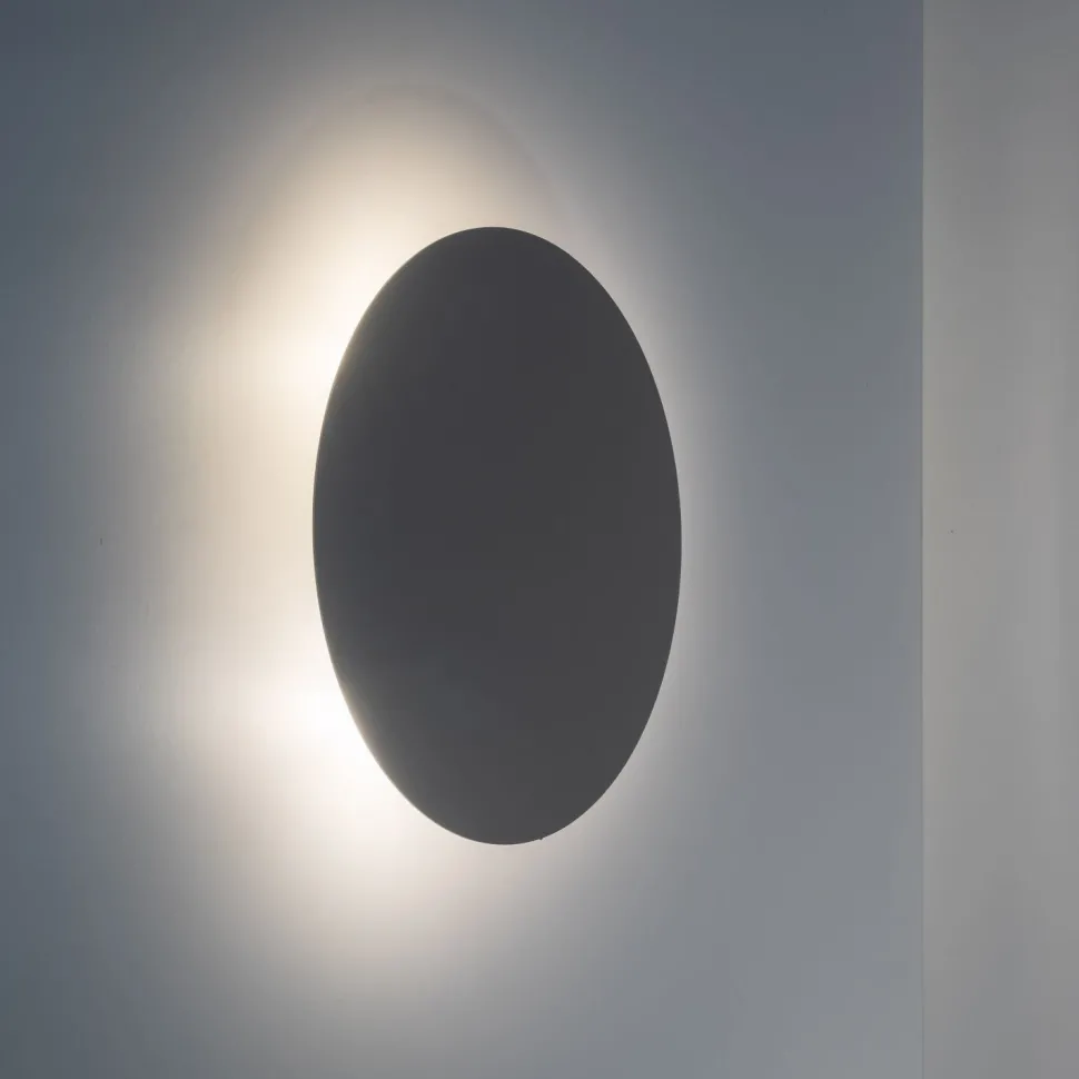 Wandleuchte Metall rund Ø 40 cm Beige für 4x G9 indirekt