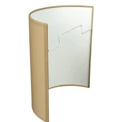 Wandleuchte mit Kabel Schalter Kaffeebraun Stoff ALICE