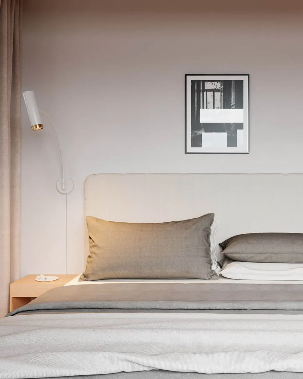 Wandleuchte mit Schalter Weiß Metall Schwenkarm GU10