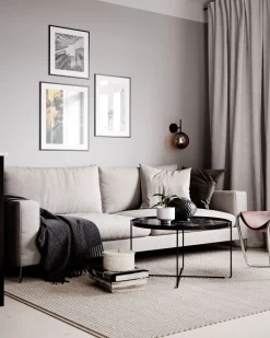 Wandleuchte mit Stecker E27 Metall Rauchglas Kugelschirm