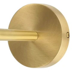 Wandleuchte MUSA Messing Glas in Bronze hell Weiß