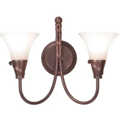 Wandleuchte ROHDIN Kupfer B:36cm Wohnzimmer Lampe