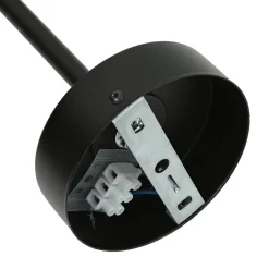 Wandleuchte Schwarz Metall T:41cm E27 Industrial