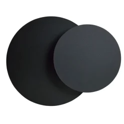 Wandleuchte Schwarz rund G9 indirekte Beleuchtung