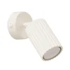Wandleuchte schwenkbar GU10 B: 8 cm klein in Creme Modern