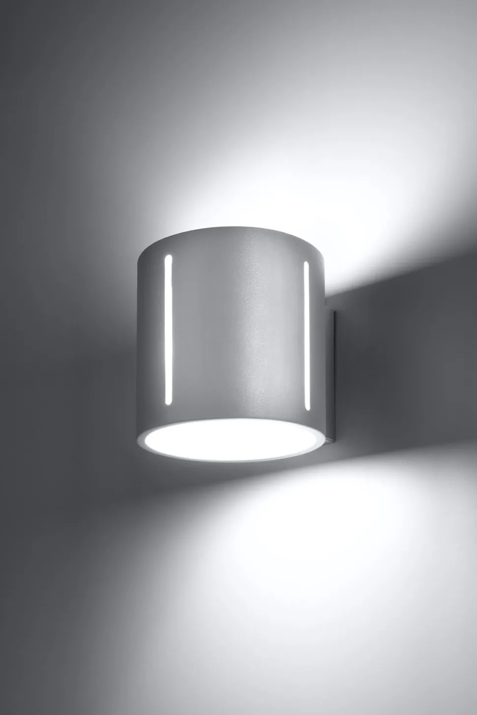 Wandleuchte Up Down Metall Weiß H: 10 cm klein G9 indirekt