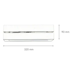 Wandleuchte Weiß eckig