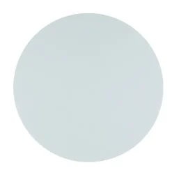 Wandleuchte Weiß Metall Ø 40 cm rund flach Modern