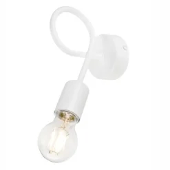 Wandleuchte Weiß Modern Metall Lampe