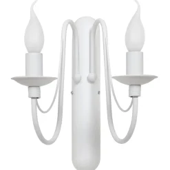 Wandleuchte Weiß Rustikal Lampe Wohnzimmer Flur