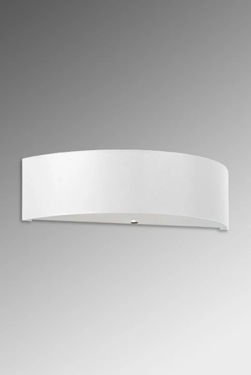 Wandleuchte Weiß Stoff Glas 45 cm Up Down Modern 2x E27