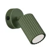 Wandspot Modern GU10 B: 8 cm klein schwenkbar Grün Aluminium