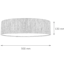 Weiße Deckenleuchte 3-flmg Wohnzimmer Lampe SELINA