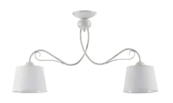 Weiße Deckenleuchte LOCOLA L:80cm Esszimmer Lampe