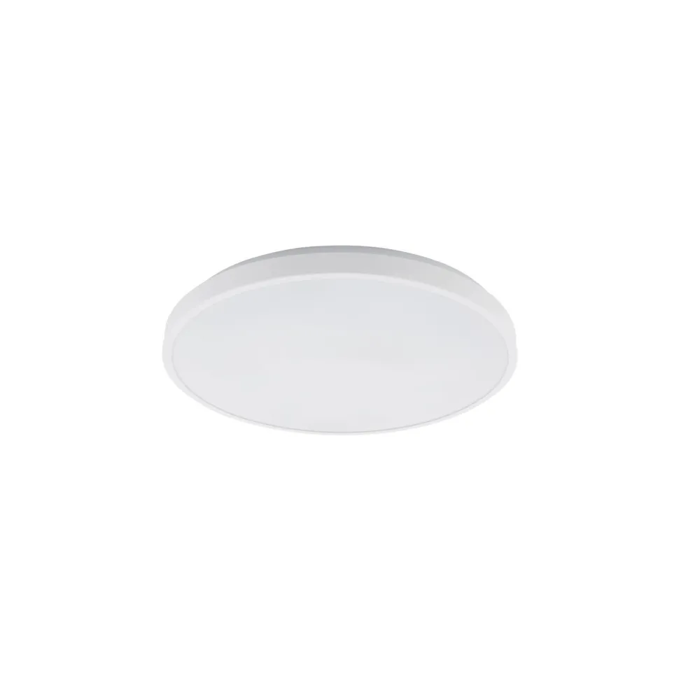 Weiße LED Deckenlampe Metall IP44 neutralweiß Ø38,5 cm