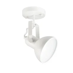 Weiße Spot Lampe DALLAS Retro Design E14 verstellbar