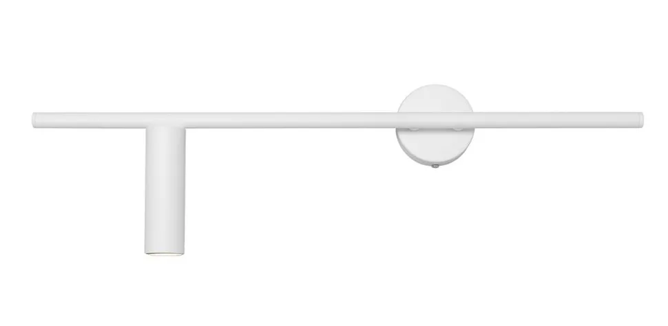 Weiße Wandleuchte Zylinder GU10 H:17 cm GU10 aus Metall