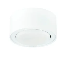 Weißer Deckenspot blendarm GX53 wohnlich JAMEY