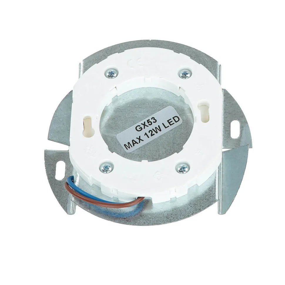 Weißer Deckenspot blendarm GX53 wohnlich JAMEY