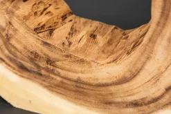 Wohnliche Tischlampe KYRISSA massives Holz 63cm Unikat