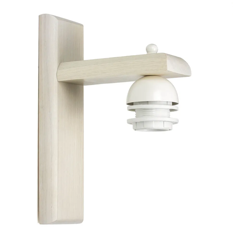 Wohnliche Wandlampe BEVERELY Holz 3-flmg Leuchte