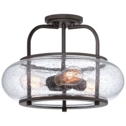 Wohnzimmer Deckenleuchte FELI Glas Ø41cm Lampe